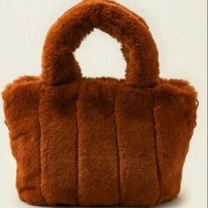 Free People Faux Fur Fuzzy‎ Purse